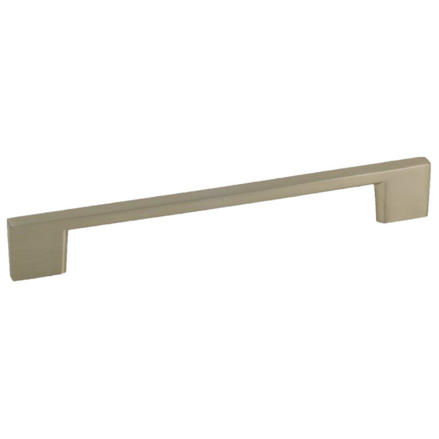 TIRADOR ALUMINIO 256MM NIQUEL CEPILLADO