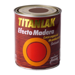 TITANLAK 375ML EFECTO MADERA CAOBA