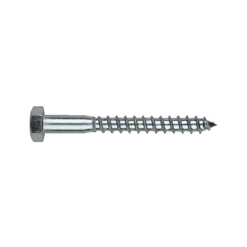 TORNILLO BARRAQUERO ZINC. DIN 571 10x80mm