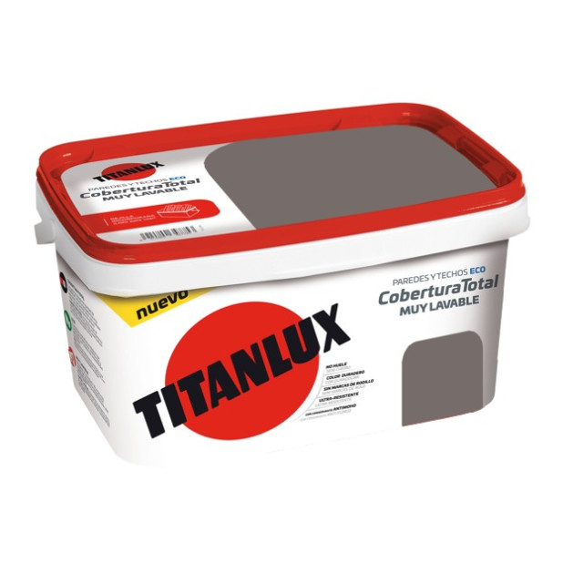 PINTURA TITANLUX COBERTURA PIEDRA ARMONIA 4LTS