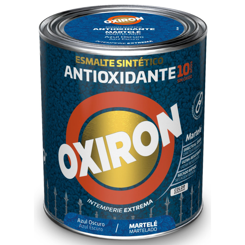 OXIRON ESMALTE MARTELE AZUL OSCURO 750ML