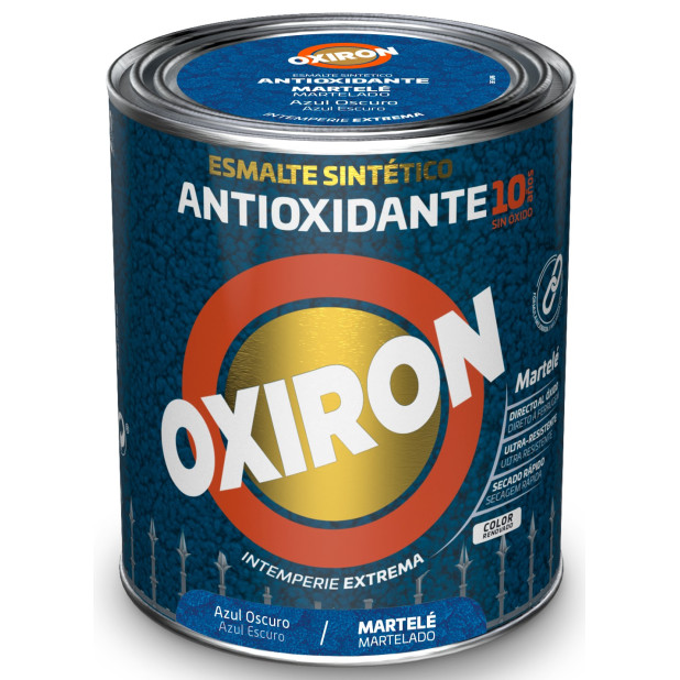 OXIRON ESMALTE MARTELE AZUL OSCURO 750ML