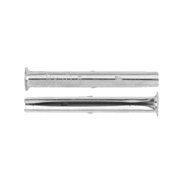 TACO PARA RASTRELES ZINC. 6x60 D.6