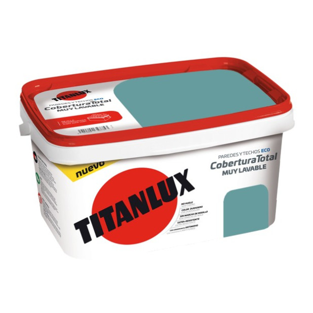 PINTURA TITANLUX COBERTURA VERDE JADE 4LTS