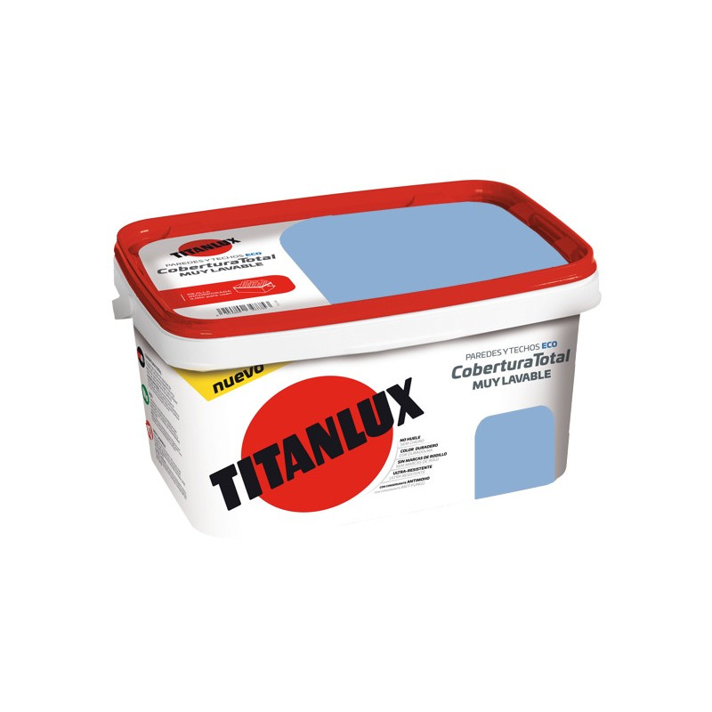 PINTURA TITANLUX COBERTURA AZUL ARTICO 4LTS