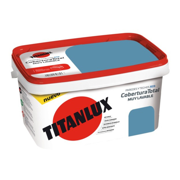 PINTURA TITANLUX COBERTURA AZUL CALIPSO 4LTS