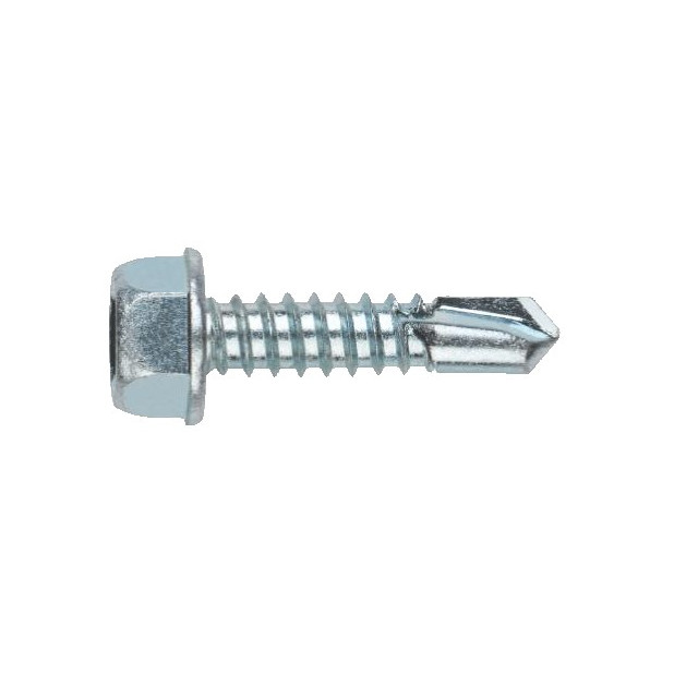 TORNILLO ZINC. DIN 7504K 6,3x38 mm C/HEXAG.
