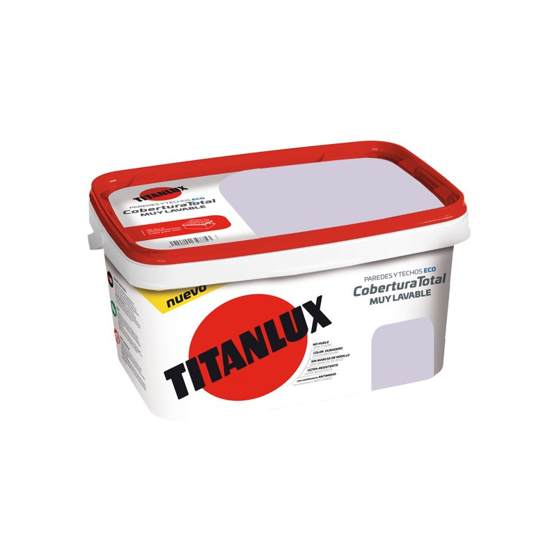 PINTURA TITANLUX COBERTURA LILA LAVA 4LTS