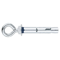 ANCLAJE ANTIGIRO ZINC. M12x80 D.16 C/ARGOLLA