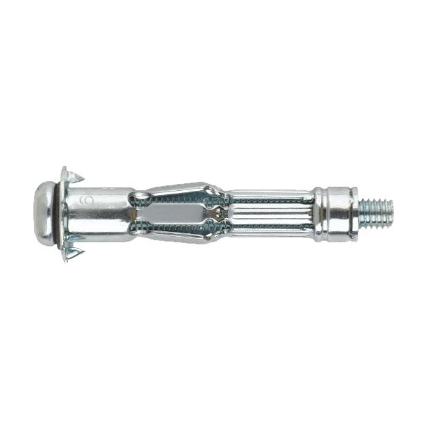 ANCLAJE INDEMOLL + TORNILLO ZINC. M5x59 D.10 C/REDONDA
