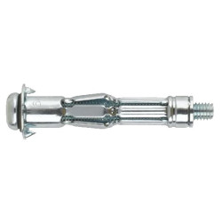 ANCLAJE INDEMOLL + TORNILLO ZINC. M4x46 D.8 C/REDONDA