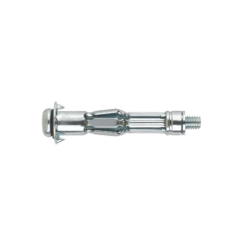 ANCLAJE INDEMOLL + TORNILLO ZINC. M4x46 D.8 C/REDONDA