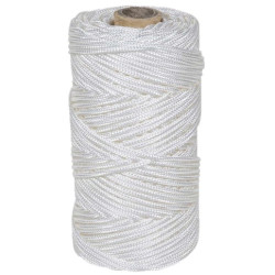 MADEJA CORDON PE TRENZ CON ALMA 3MM/25MTS BLA
