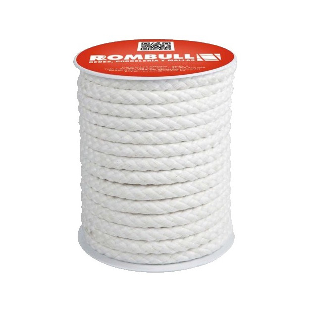 CARRETE CUERDA CTA ALGODON 8MM/20MTS BLA
