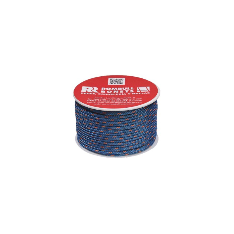 CARRETE CORDON FANTASIA PES 2,5MM/60MTS AZUL