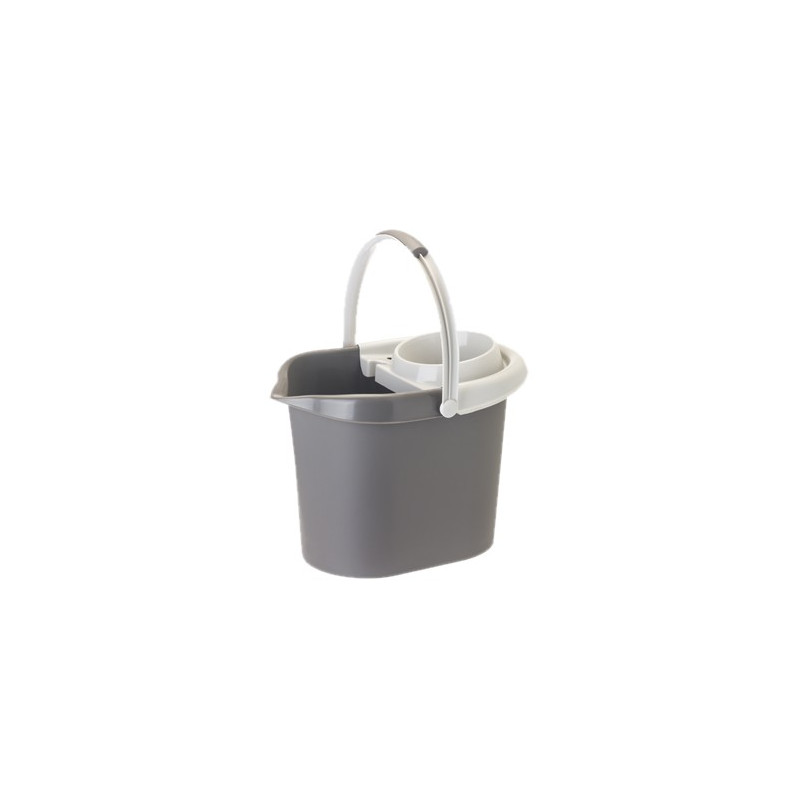 CUBO RECTANGULAR BAMBOO PRINT GREY C/ESCURR