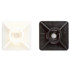 BASE ADHESIVA 2 VIAS NEGRA 19x19mm P/BRIDA