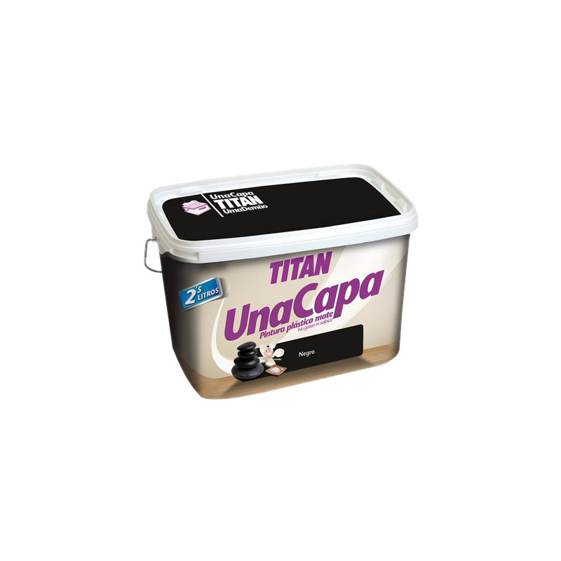 TITAN UNA CAPA 2,5LTS. NEGRO
