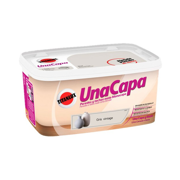 TITAN UNA CAPA 4LTS GRIS VINTAGE