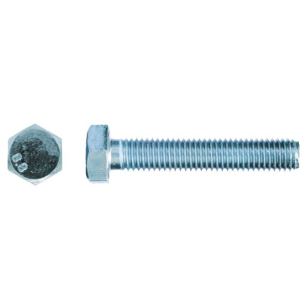 TORNILLO METRICO ZINC. DIN 933 M6x60 C/HEXAG.
