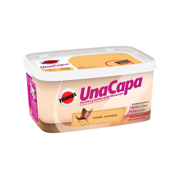 TITAN UNA CAPA 4LTS AMARILLO NARANJA