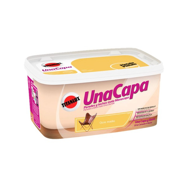 TITAN UNA CAPA 4LTS OCRE MEDIO