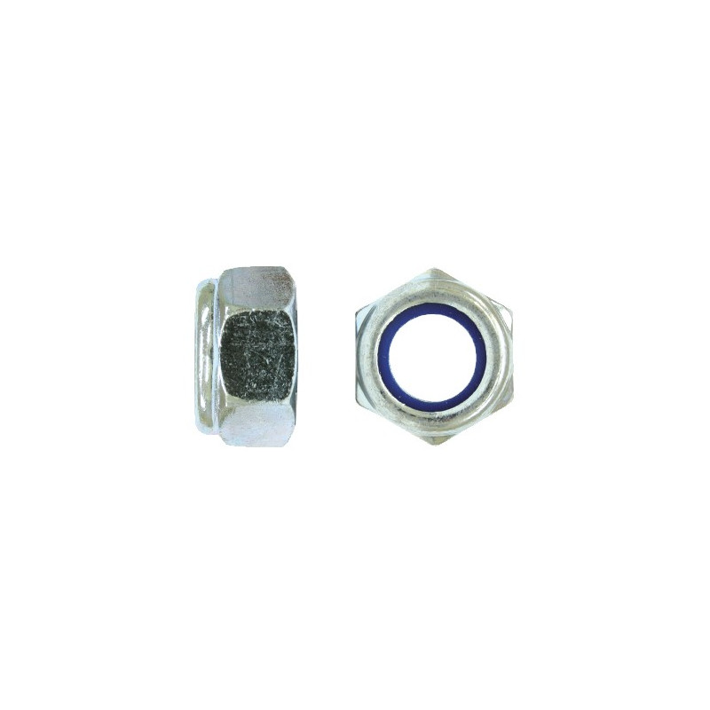 TUERCA AUTOBLOCANTE ZINC. DIN 985 M4