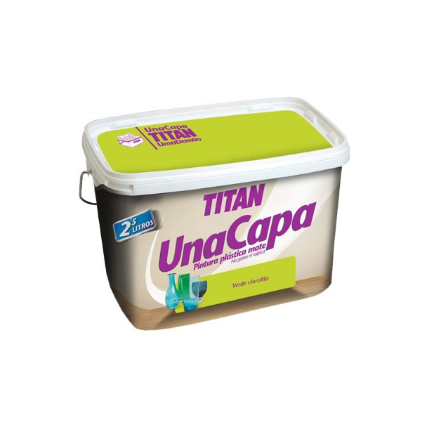 TITAN UNA CAPA 2,5LTS. VERDE CLOROFILA