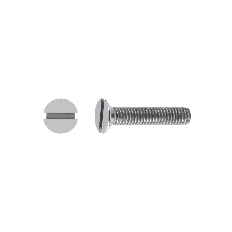 TORNILLO METRICO ZINC. DIN 963 M4x30 C/AVELLANADA