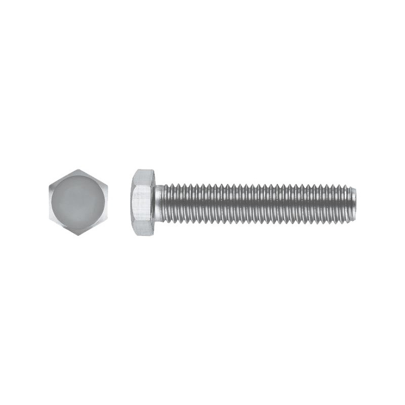 TORNILLO METRICO INOX A2 DIN 933 M8x80 C/HEXAG.