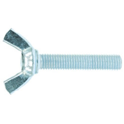 TORNILLO MARIPOSA ZINC. M6x40