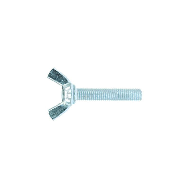 TORNILLO MARIPOSA ZINC. M6x40