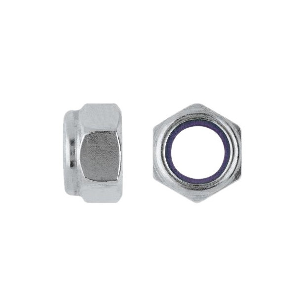 TUERCA AUTOBLOCANTE INOX A2 DIN 985 M6