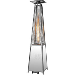 ESTUFA EXTERIOR PIRAMIDE BLANCA