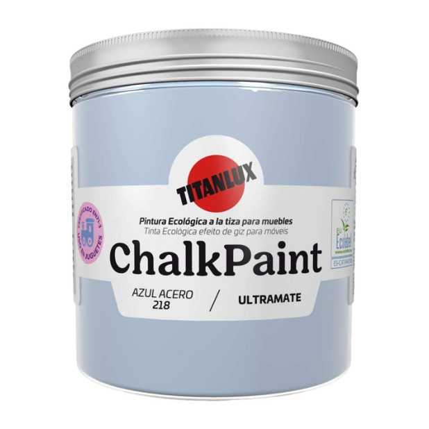 TITAN 250ML CHALK PAINT VALS AZUL