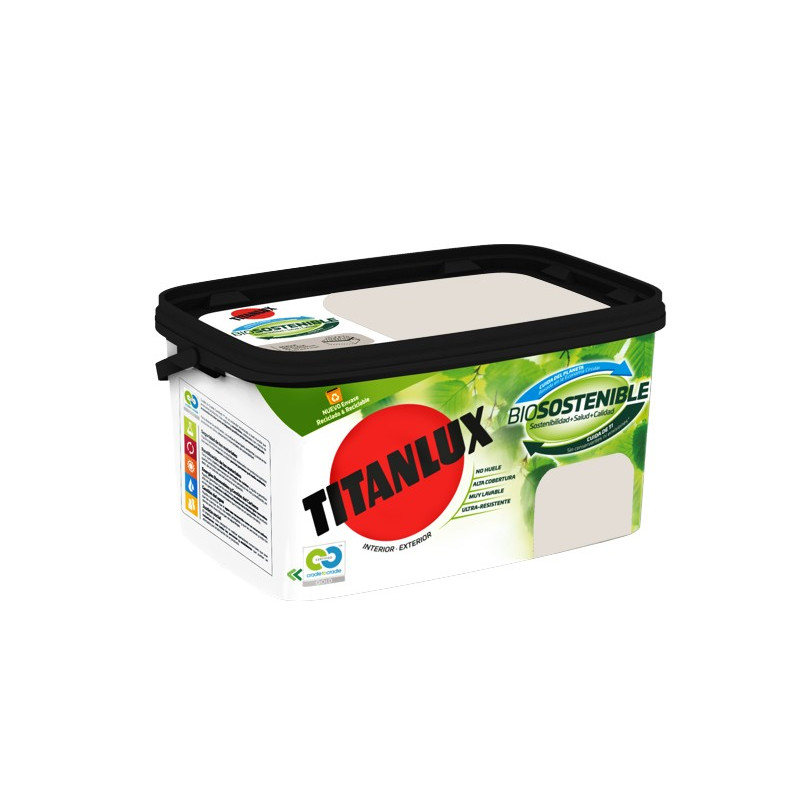 TITANLUX BIOSOSTENIBLE BLANCO PIEDRA 4LTS