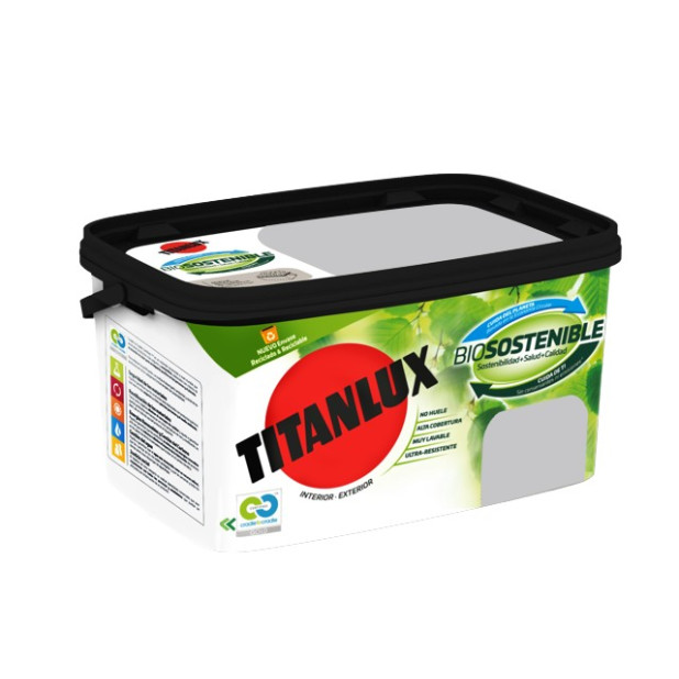 TITANLUX BIOSOSTENIBLE GRIS CUARZO 4LTS