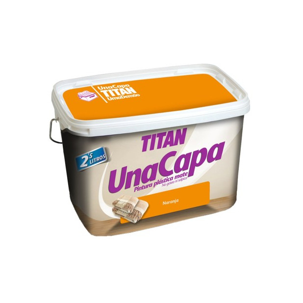 TITAN UNA CAPA 2,5LTS NARANJA