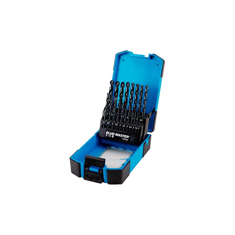 ESTUCHE AZUL HSS DIN 338 10X0,5mm(9PCS)