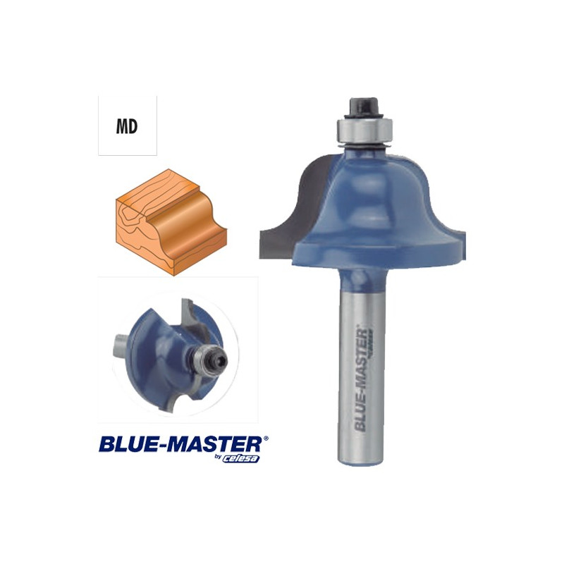 FRESA PERFIL CONT.GUIA R=6,35 35mm