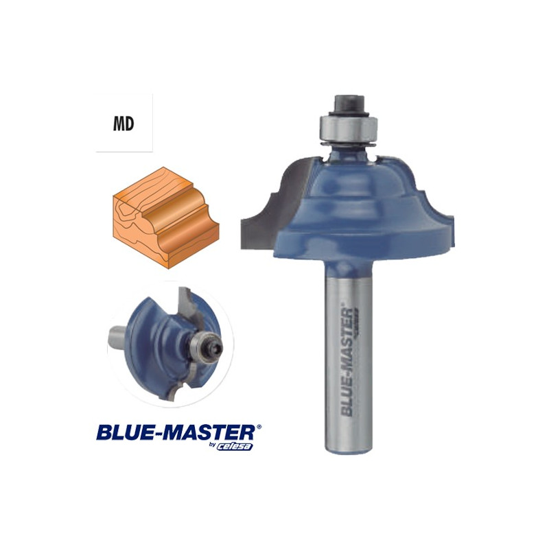 BROCA PERFIL DISCONT.GUIA R=4,8 35mm