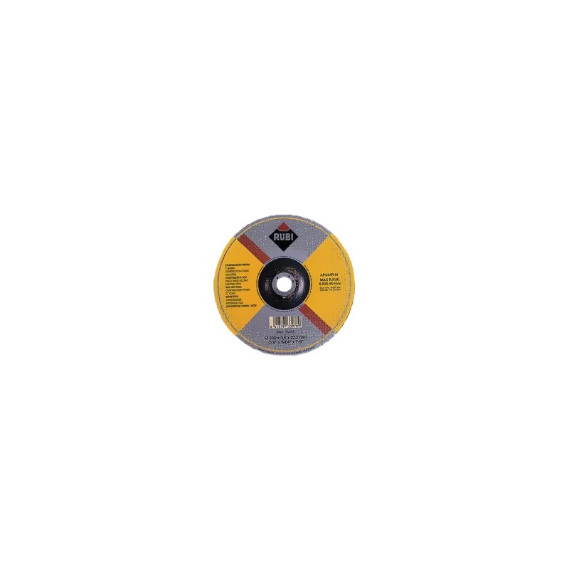 DISCO CORTE PIEDRA Y ACERO 115x3,6x22.2