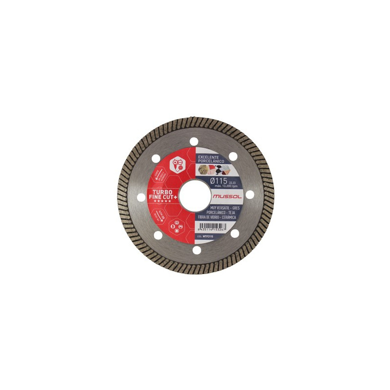 DISCO DIAMANTE TURBO FINE CUT 115x22,2