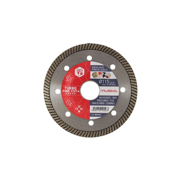 DISCO DIAMANTE TURBO FINE CUT 115x22,2