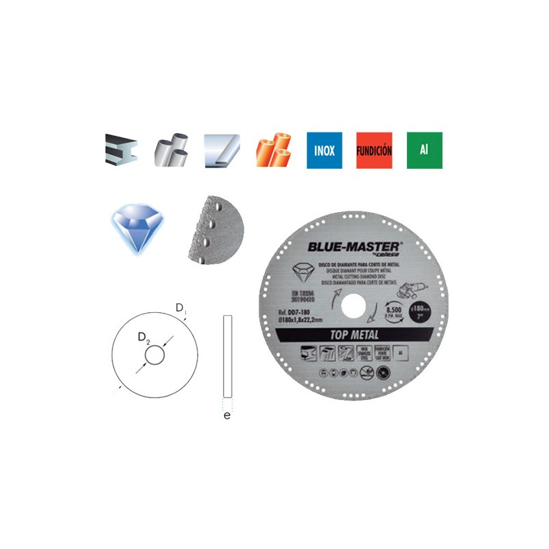 DISCO DIAMANTE/METAL 115x1,2x22,23mm