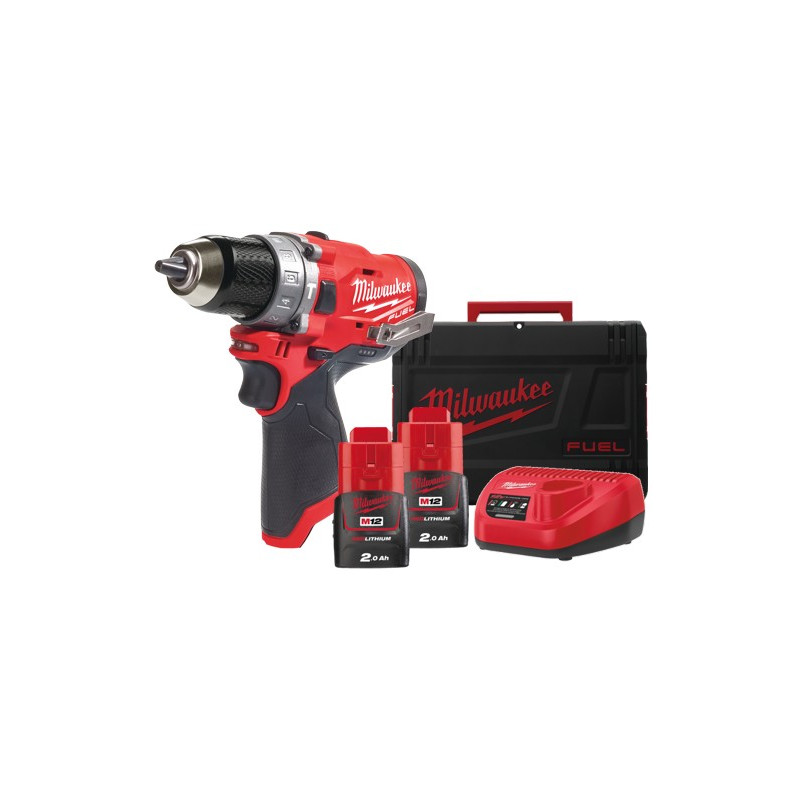 TALADRO PERCUTOR MILWAUKEE M12FPD-202X