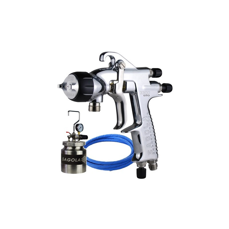 PISTOLA 3300 PRO PRESION + CALDERIN 2,5L + MANG.