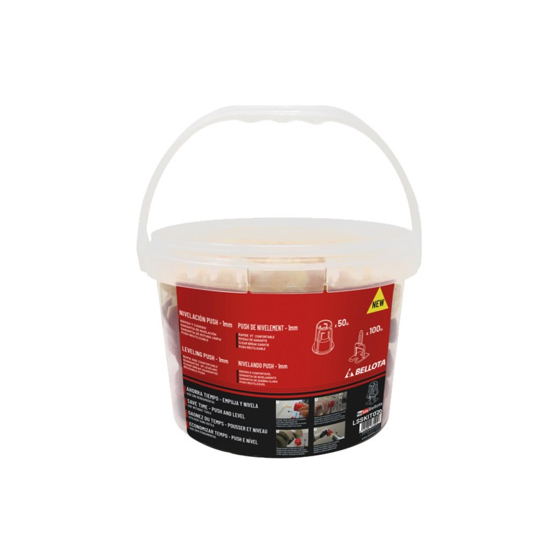KIT PUSH&LEVEL ROSCA 2MM 100/50