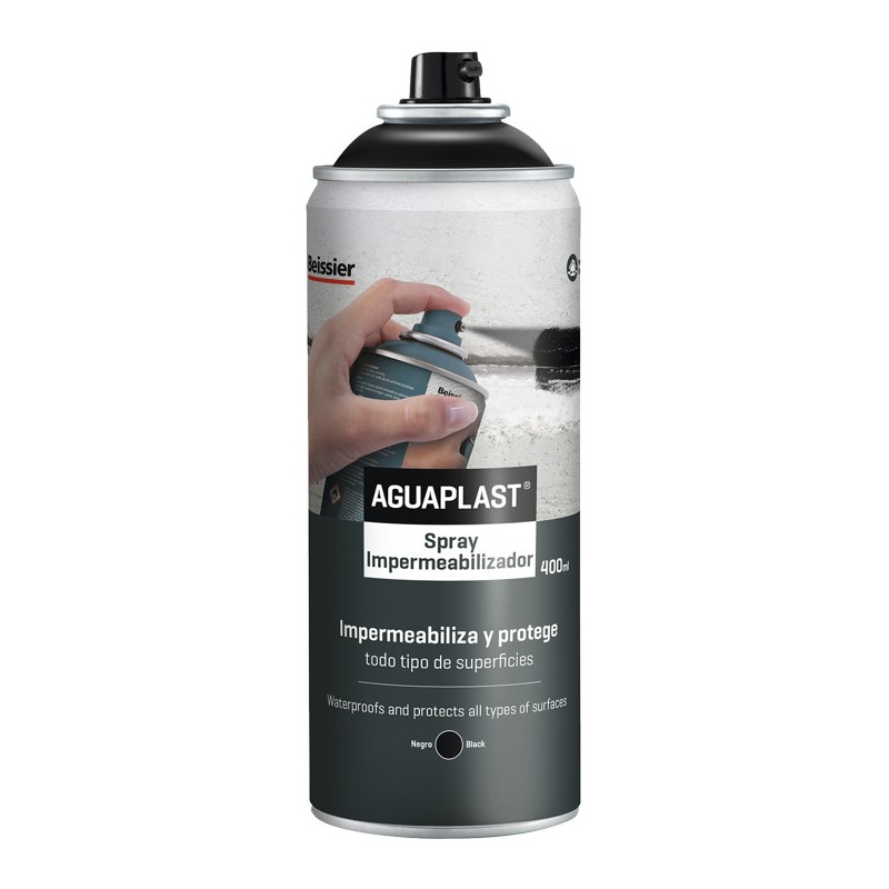SPRAY AGUAPLAST IMPERM.NEGRO 400ML