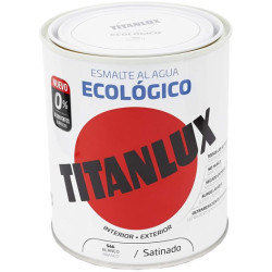 TITANLUX ESMALTE AL AGUA 250ML SATINADO BLANCO 250ML
